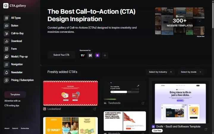 CTA.gallery — галерея призывов к действию