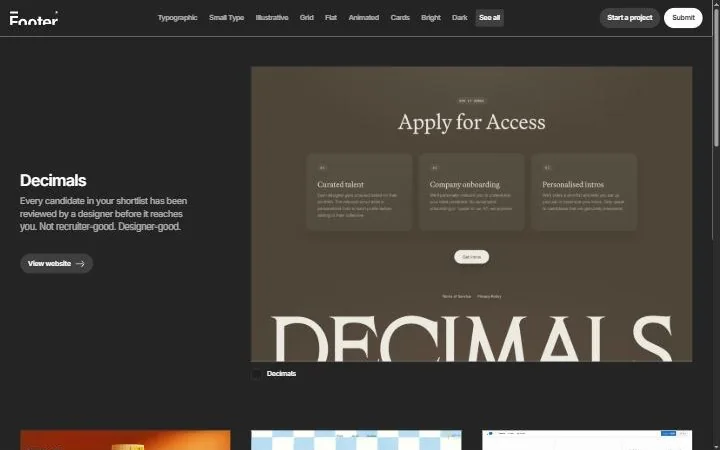 Footer.design — галерея футеров